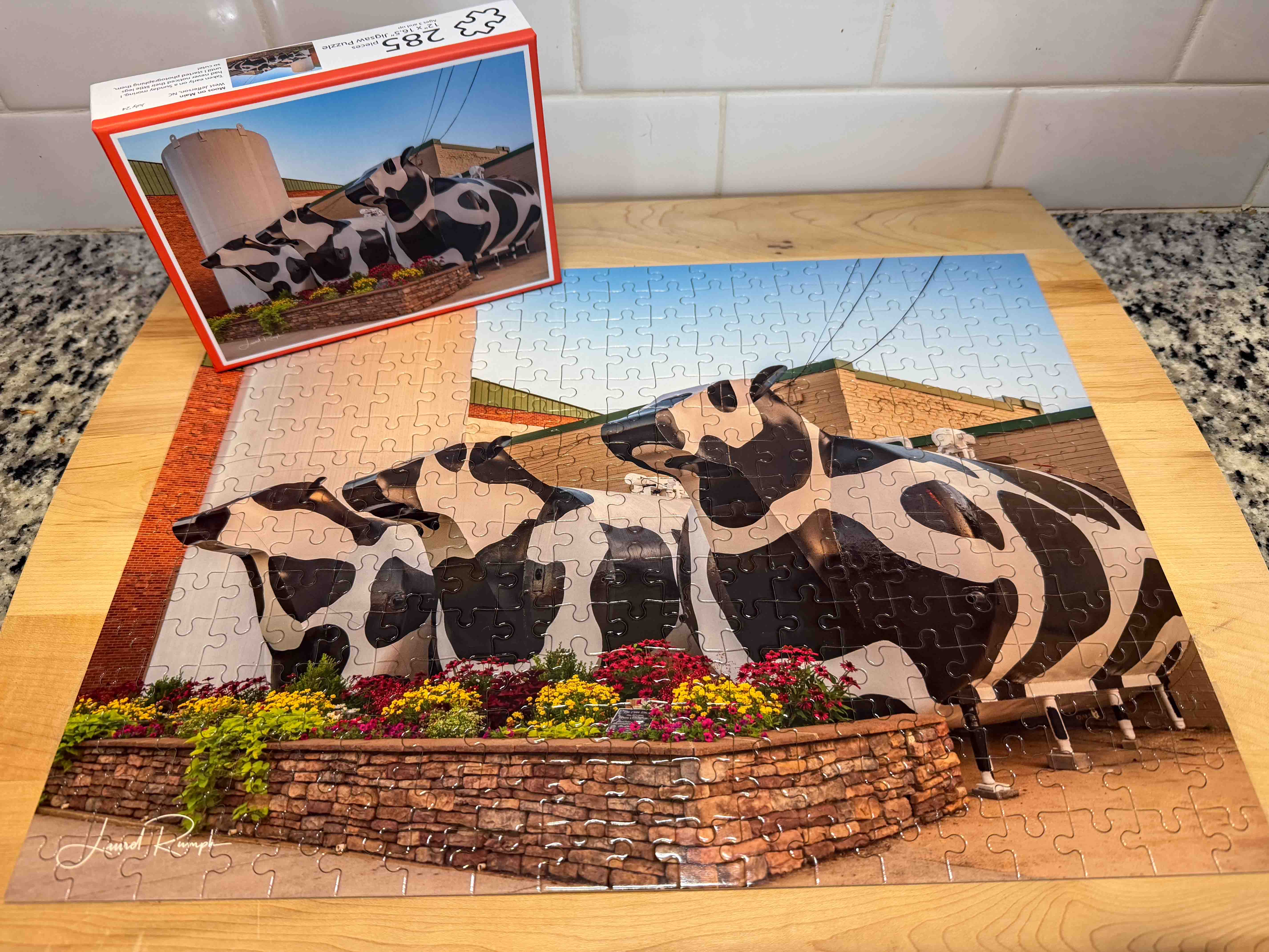 Moos on Main — West Jefferson NC Jigsaw Puzzle – Laurel Rumph