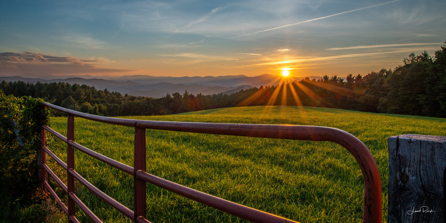 Beyond the Gate - Blue Ridge Parkway, NC - Prints