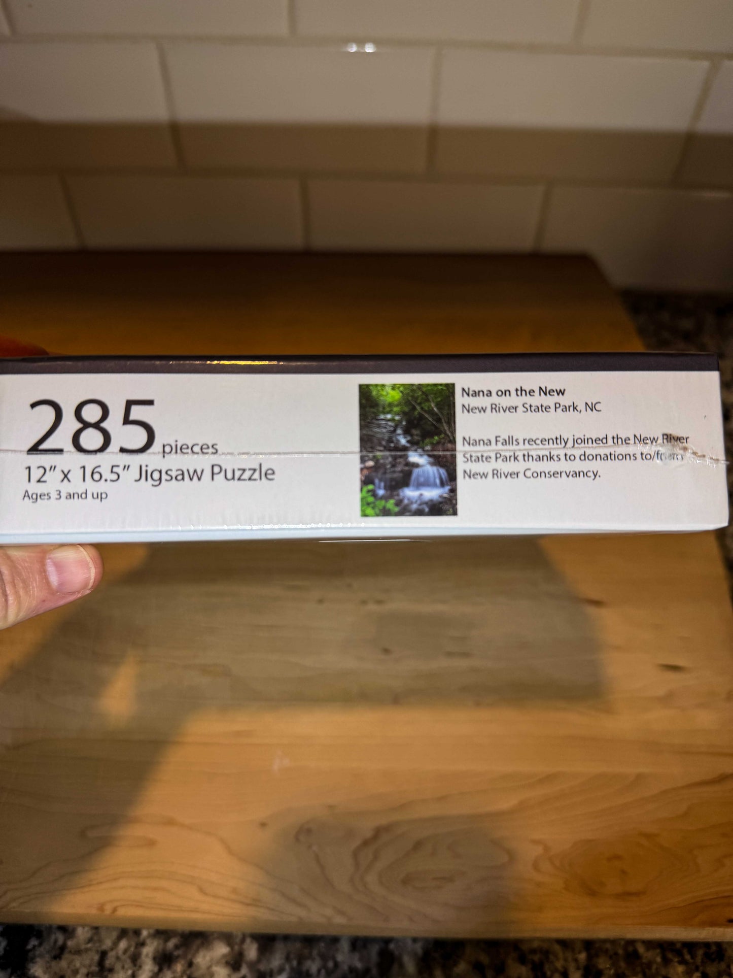 Nana Falls New River state park puzzle box Ashe County, North Carolina