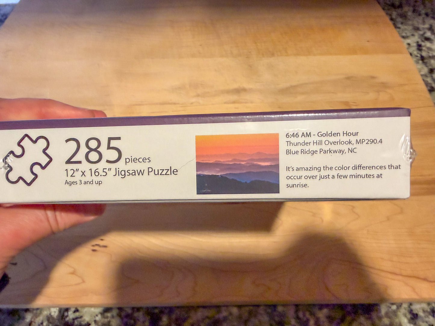 6:46 am - Blue Ridge Parkway Sunrise Jigsaw Puzzle, Blowing Rock NC