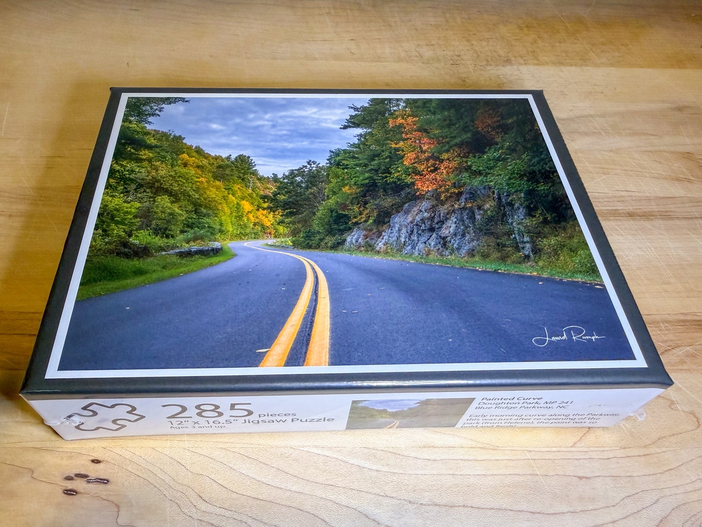 Painted Curve — Jigsaw Puzzle, Blue Ridge Parkway NC
