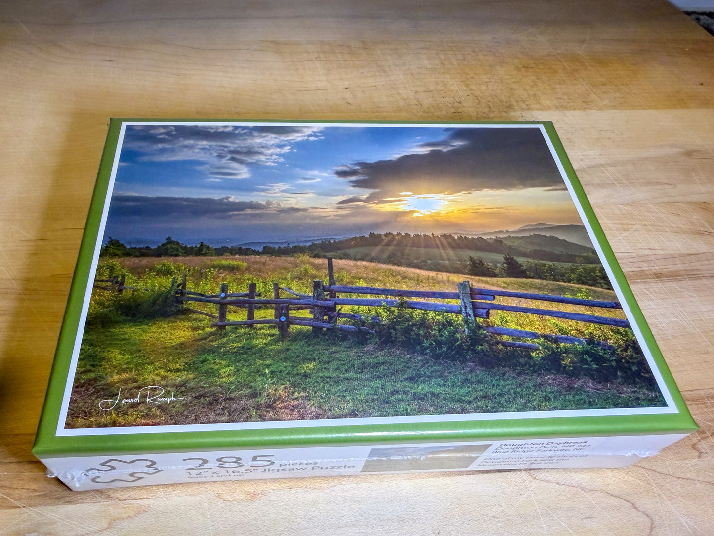 Doughton Daybreak — Sunrise Jigsaw Puzzle, Blue Ridge Parkway NC