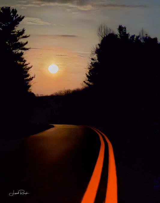 Lunar Drift - Blue Ridge Parkway, NC - Prints