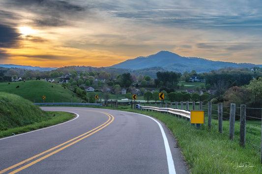 Morning Bend - Jefferson, NC - Prints