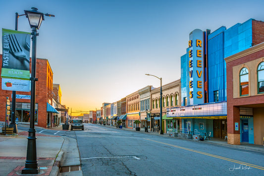 Morning at the Marquee - Elkin, NC - Prints