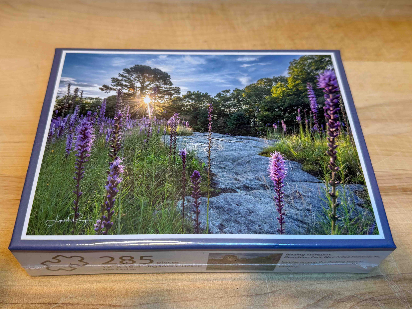 Blue Ridge Parkway wildflower sunrise puzzle, Doughton Park, North Carolina