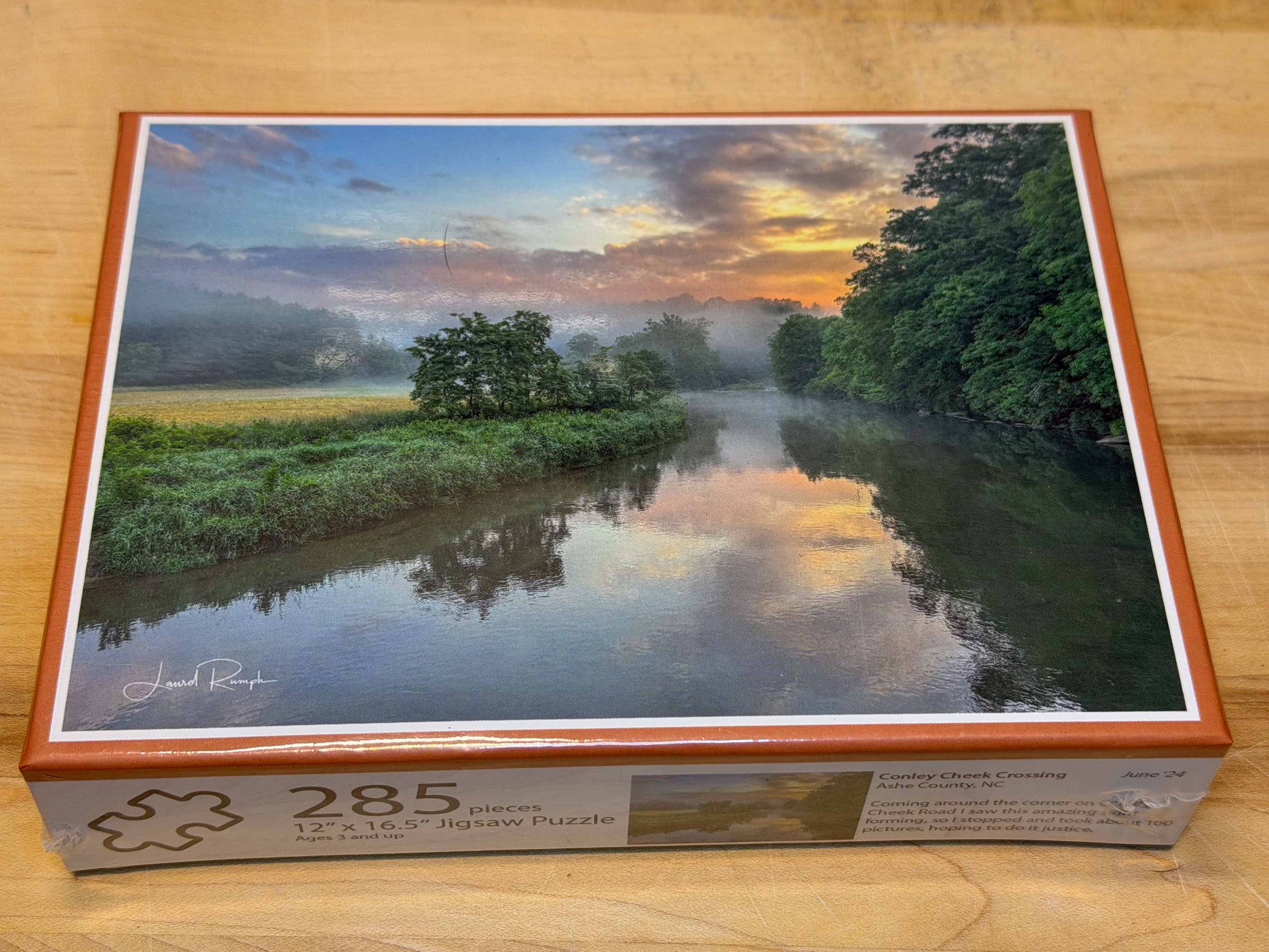 New River jigsaw puzzle Ashe County North Carolina