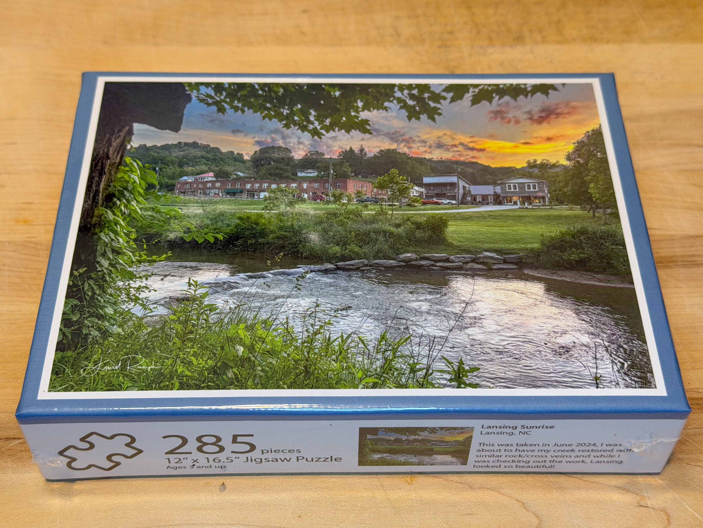 Lansing, North Carolina sunrise puzzle Big Horse Creek